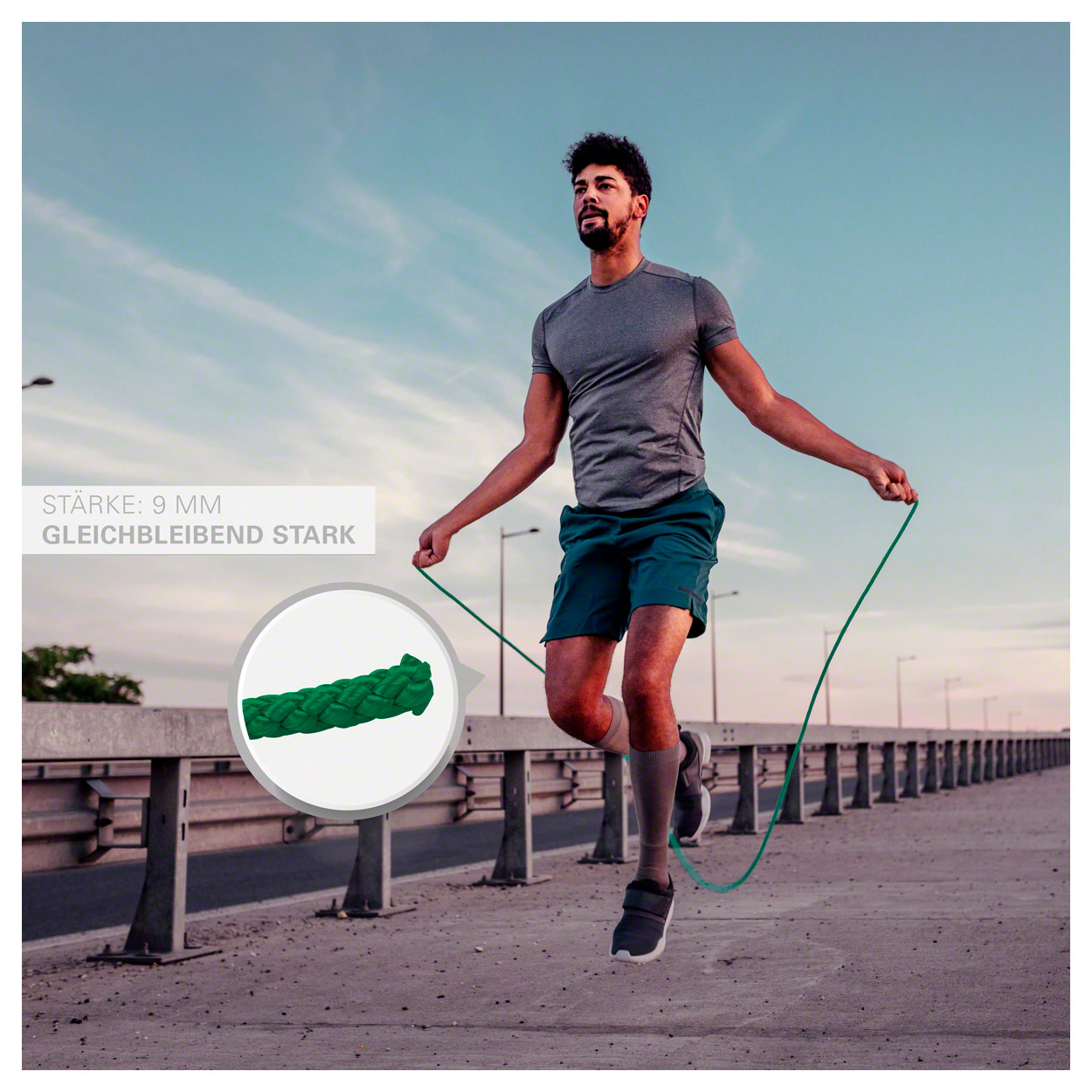 Gymnastik Springseil Sprungseil Hüpfseil Seilspringen Springschnur Rope Skipping - Produktbild 4