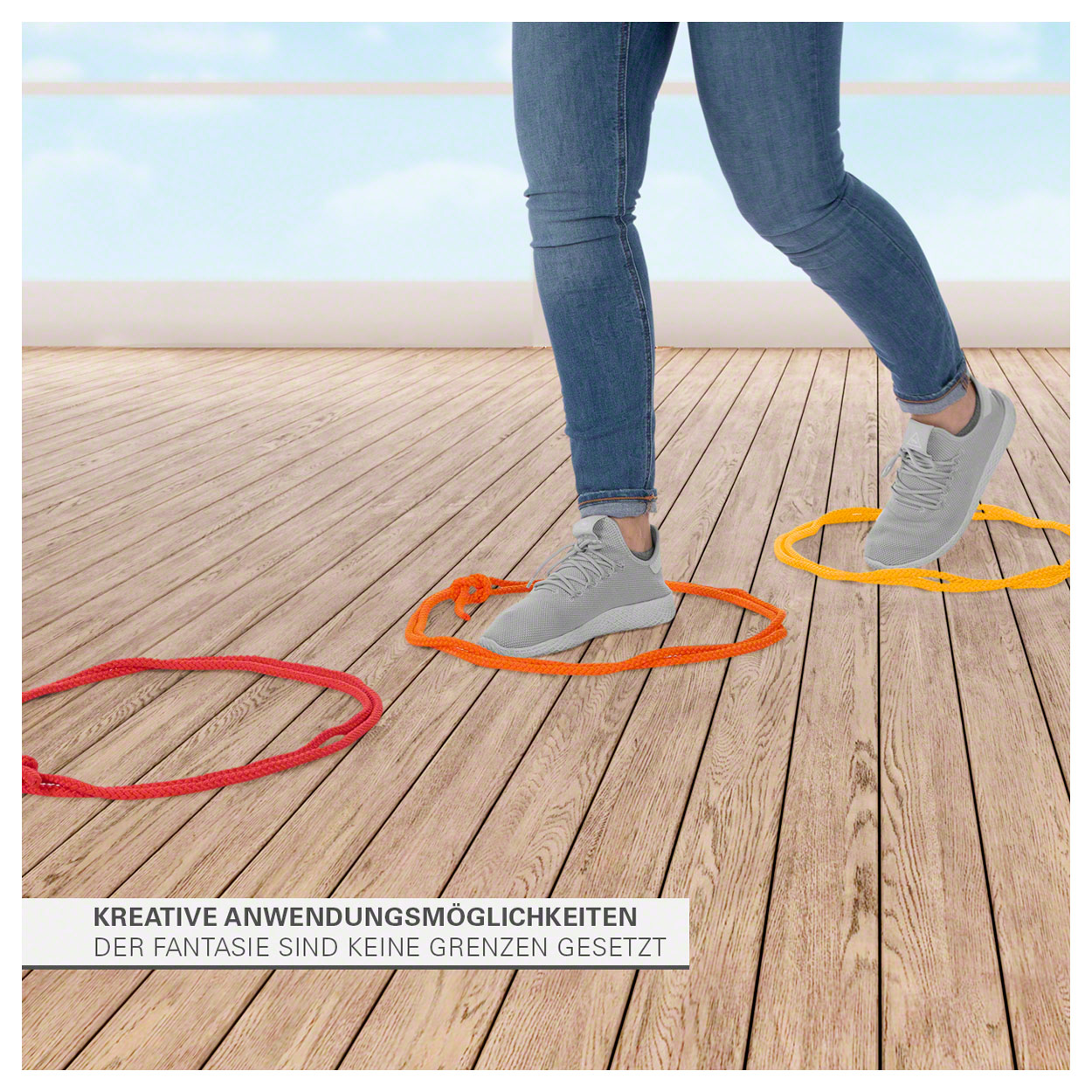 Gymnastik Springseil Sprungseil Hüpfseil Seilspringen Springschnur Rope Skipping - Produktbild 7