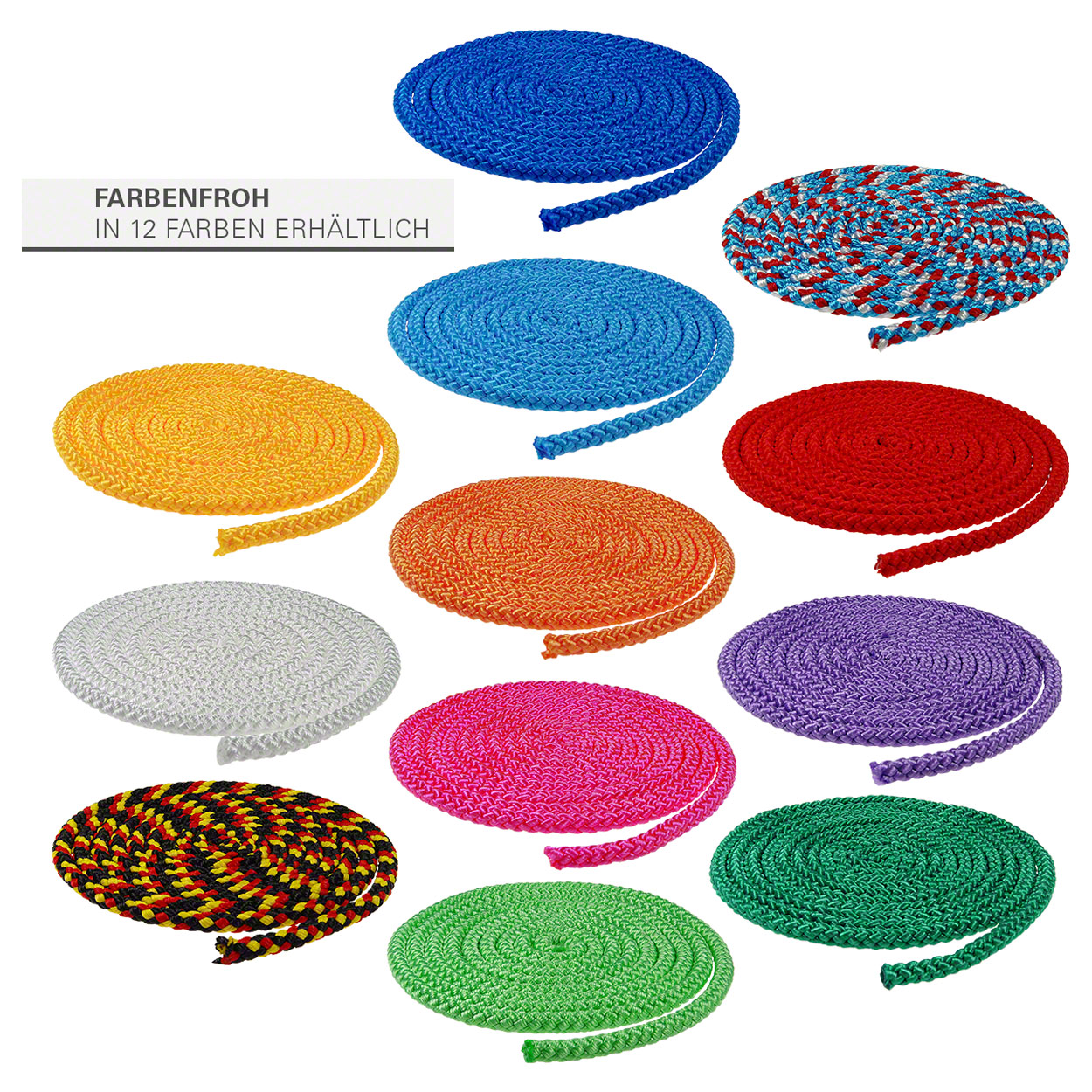 Gymnastik Springseil Sprungseil Hüpfseil Seilspringen Springschnur Rope Skipping - Produktbild 8