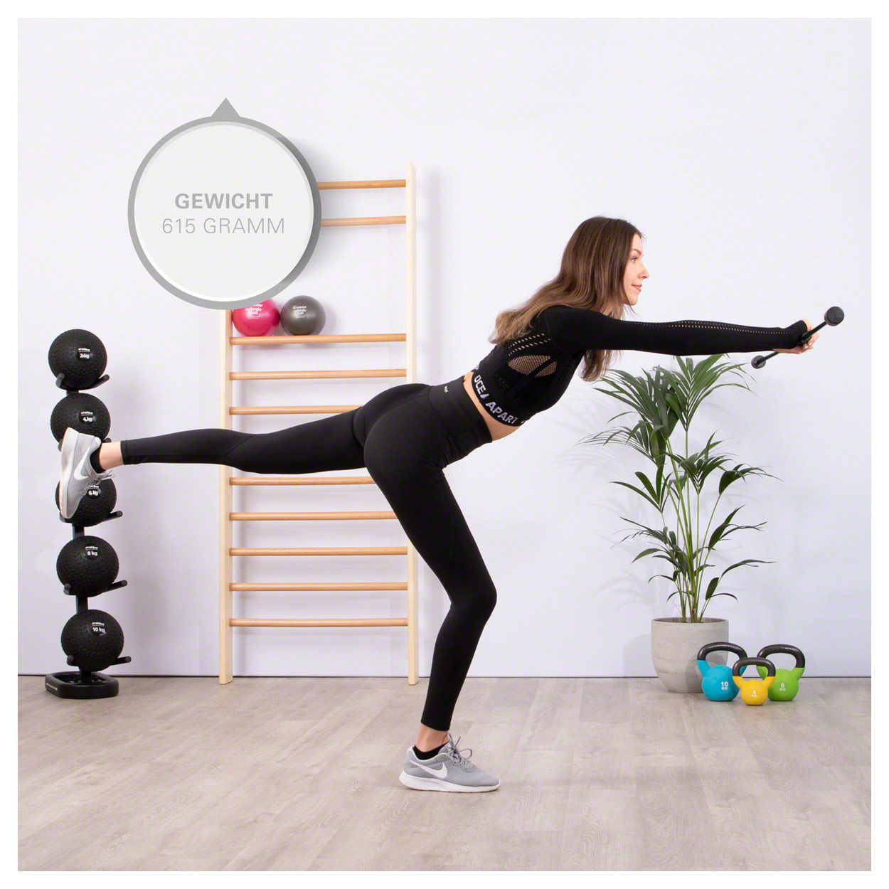 Sport-Tec Schwingstab, 160 cm inkl. Sport-Tec Tasche
