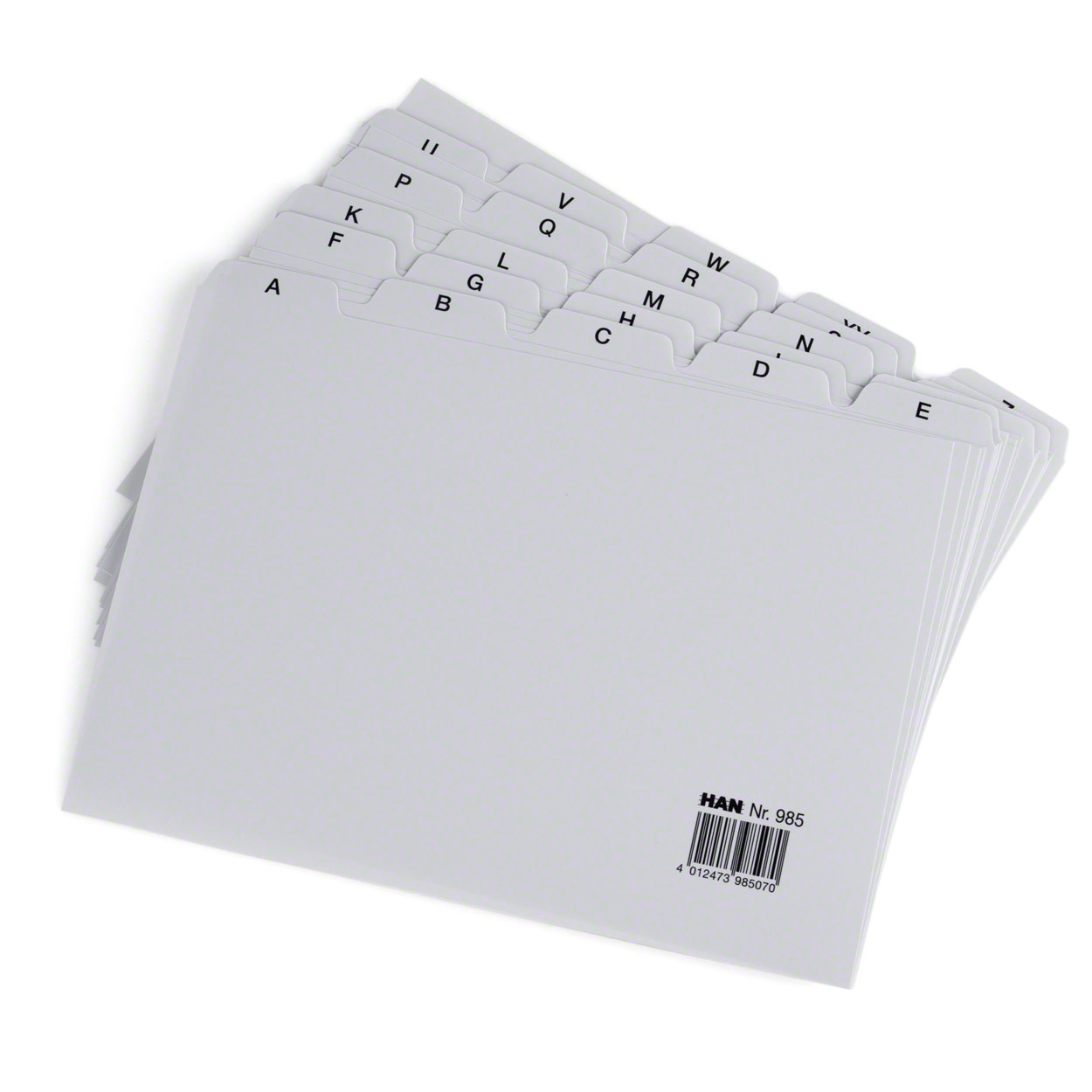 Büroring Leitregister A5 A-Z PP 25-tlg Leitkarten Karteikarten-Register 670117