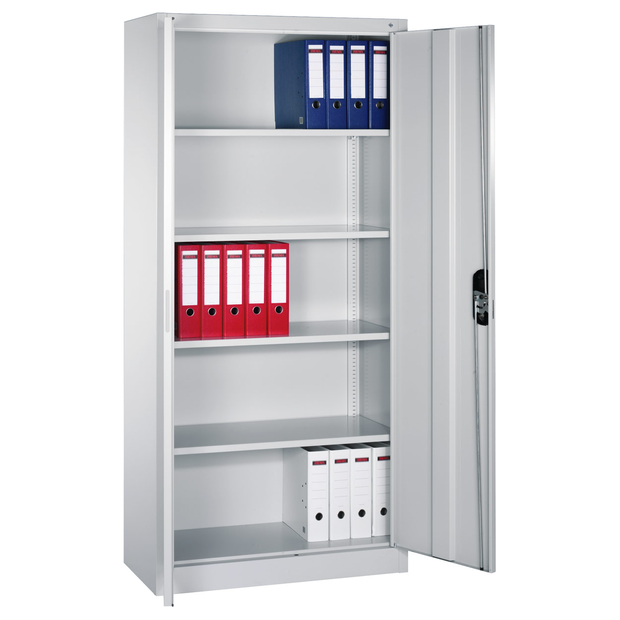 Universalschrank mit Türen Metallschrank Aufbewahrungsschrank 195x93x50