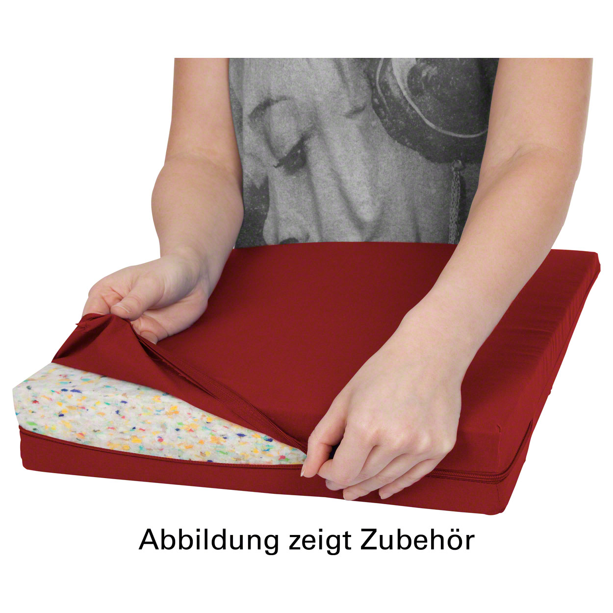 Bezug aus Baumwolle für Sitzkissen Orthopädisch Sitzkeil Keilkissen