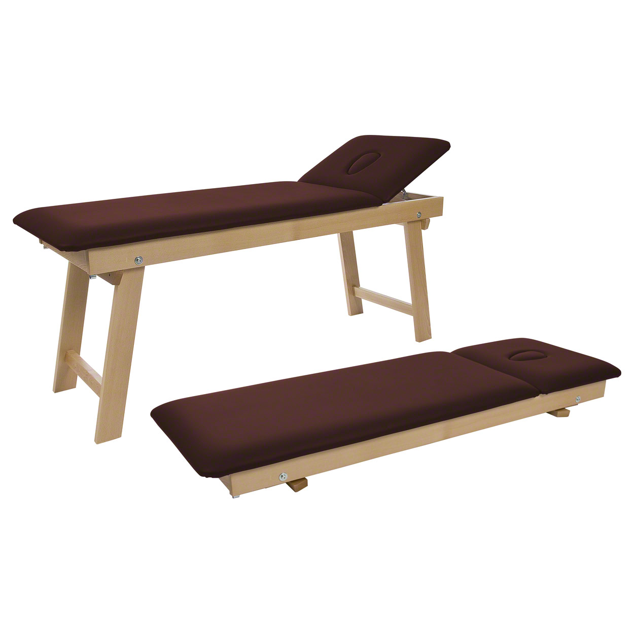 Therapieliege Tiziano Natur Massageliege Massagebank Praxisliege, 65 cm - Bild 91 von 189