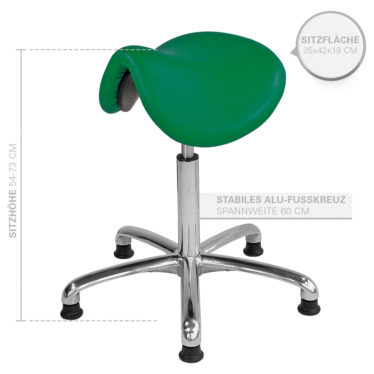 Tabouret de selle exclusif avec rembourrage et achats patins, tabouret de travail