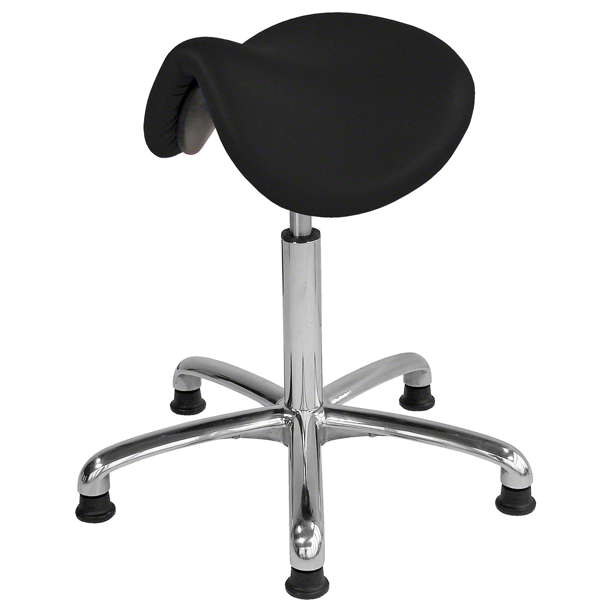 Tabouret de selle exclusif avec rembourrage et patins, tabouret de 2024 travail