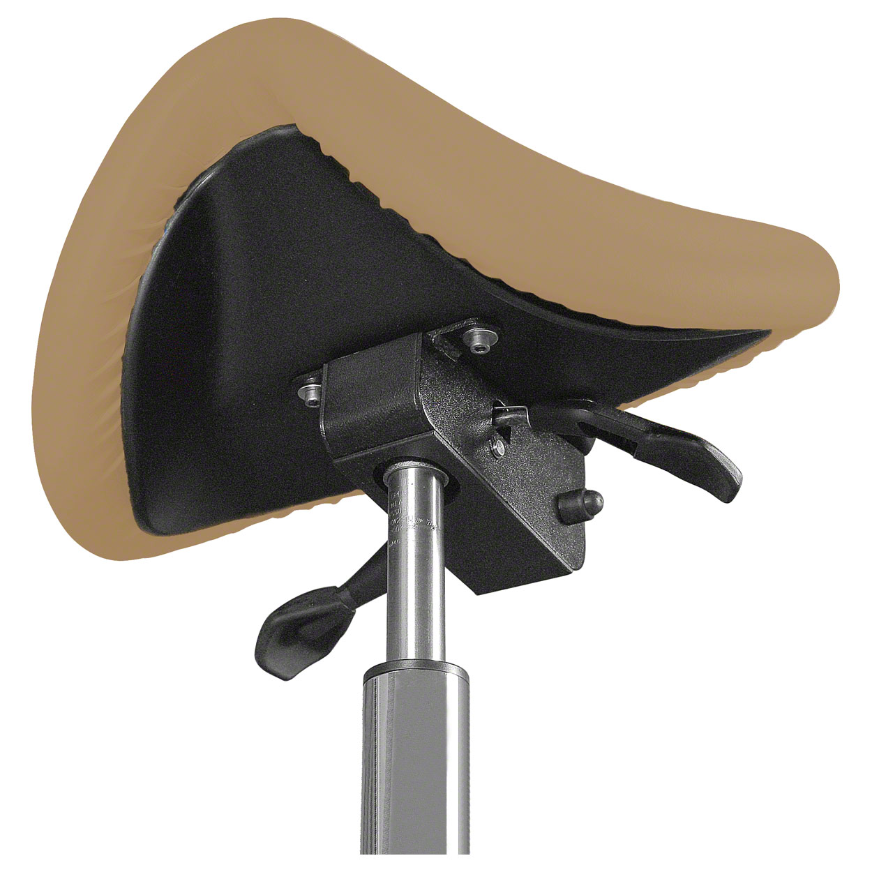 Tabouret de selle exclusif avec rembourrage et patins, tabouret de 2024 travail