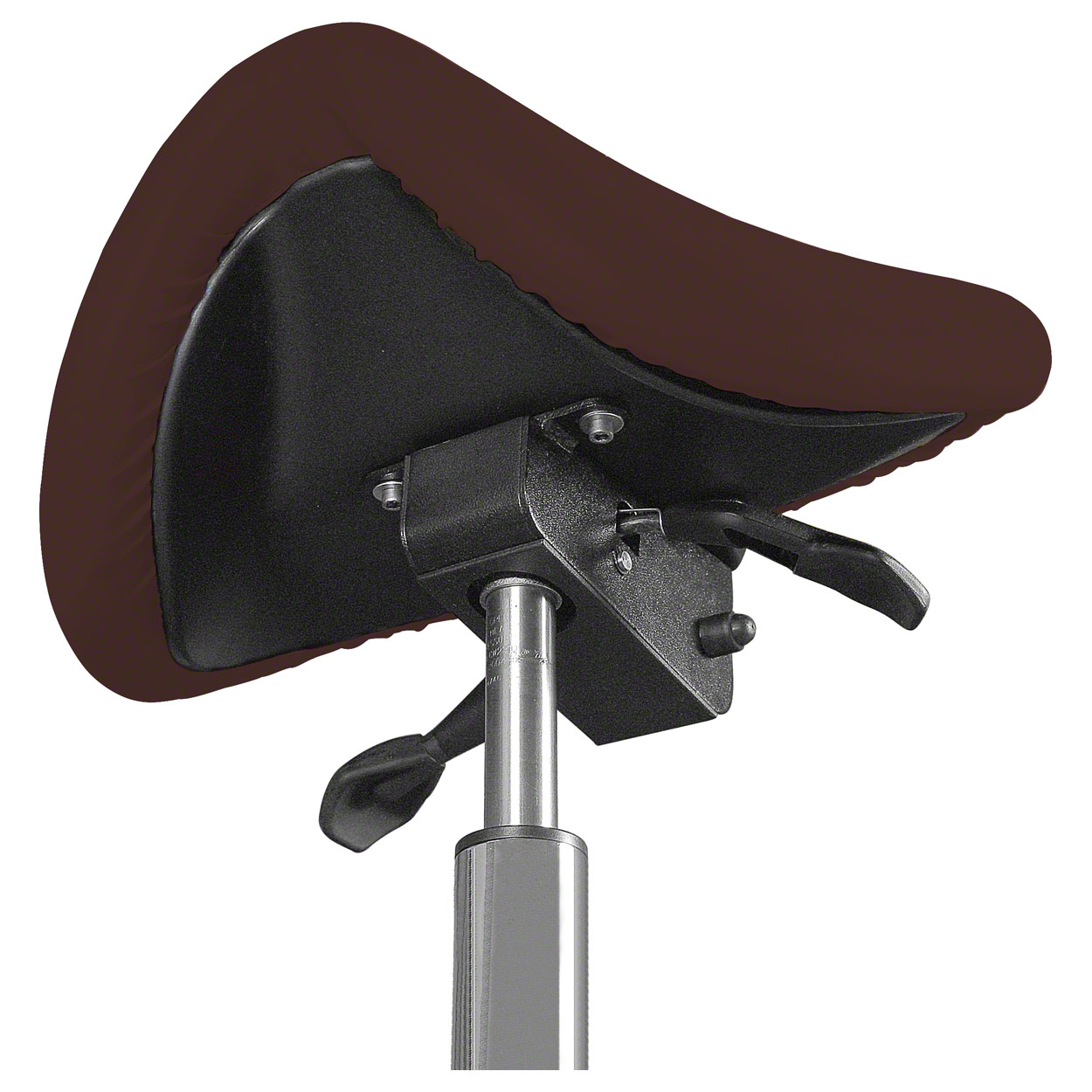 Tabouret de selle exclusif avec rembourrage officiel et patins, tabouret de travail