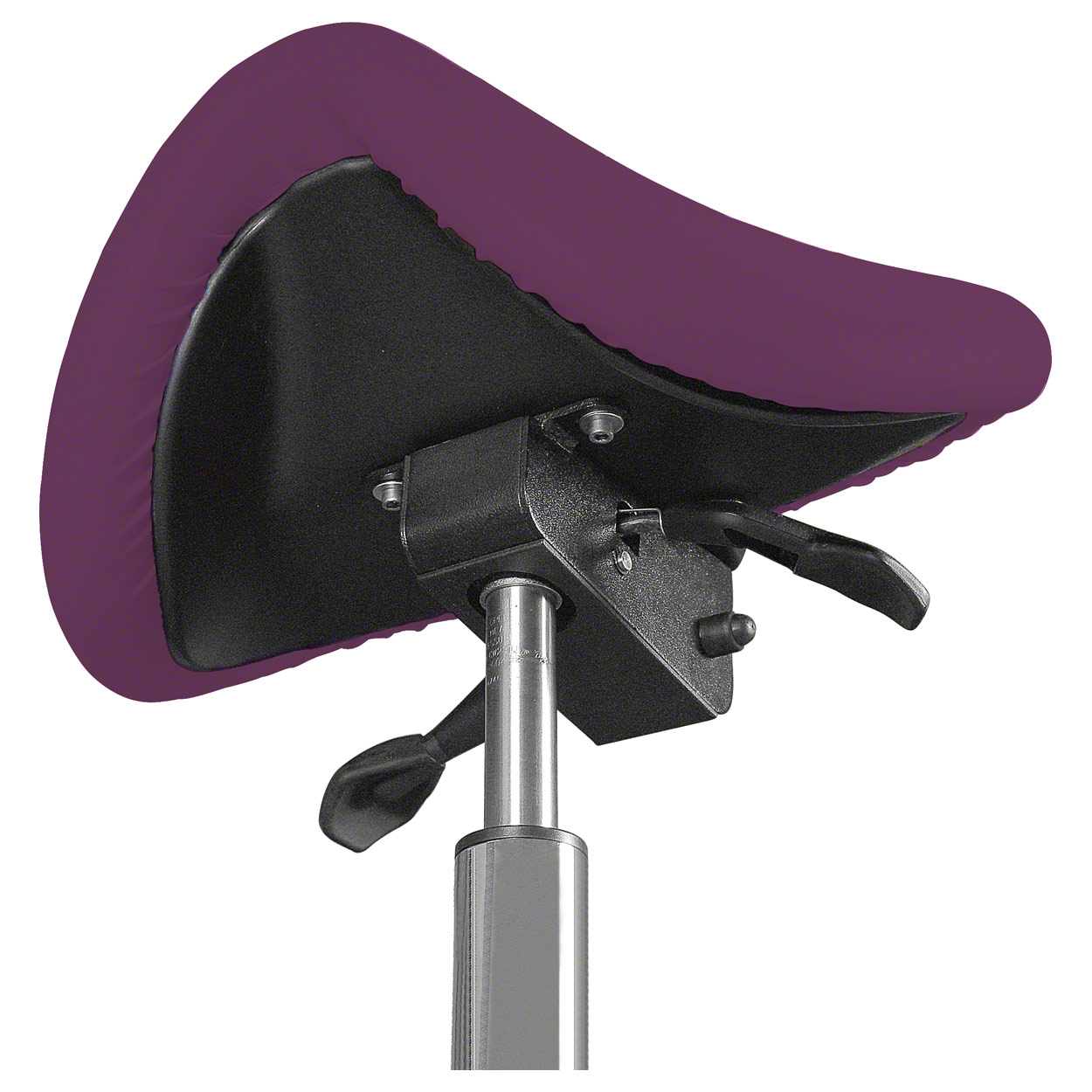 Tabouret de collection selle exclusif avec rembourrage et patins, tabouret de travail
