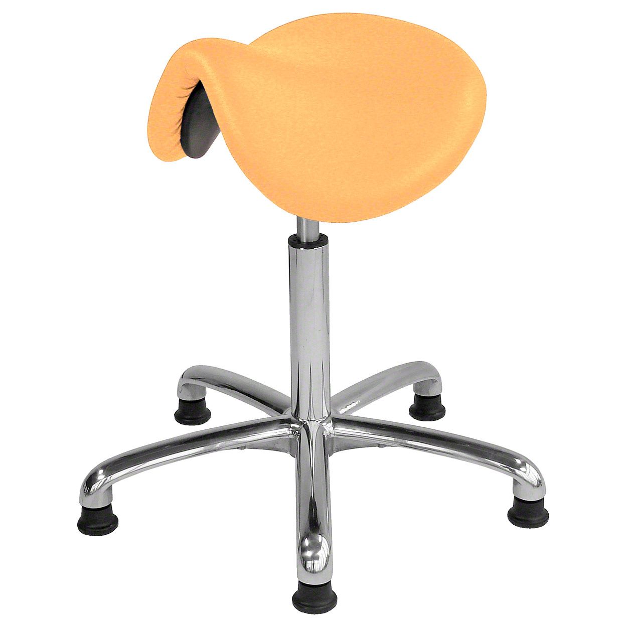 Tabouret de selle exclusif avec rembourrage et patins, tabouret mode de travail