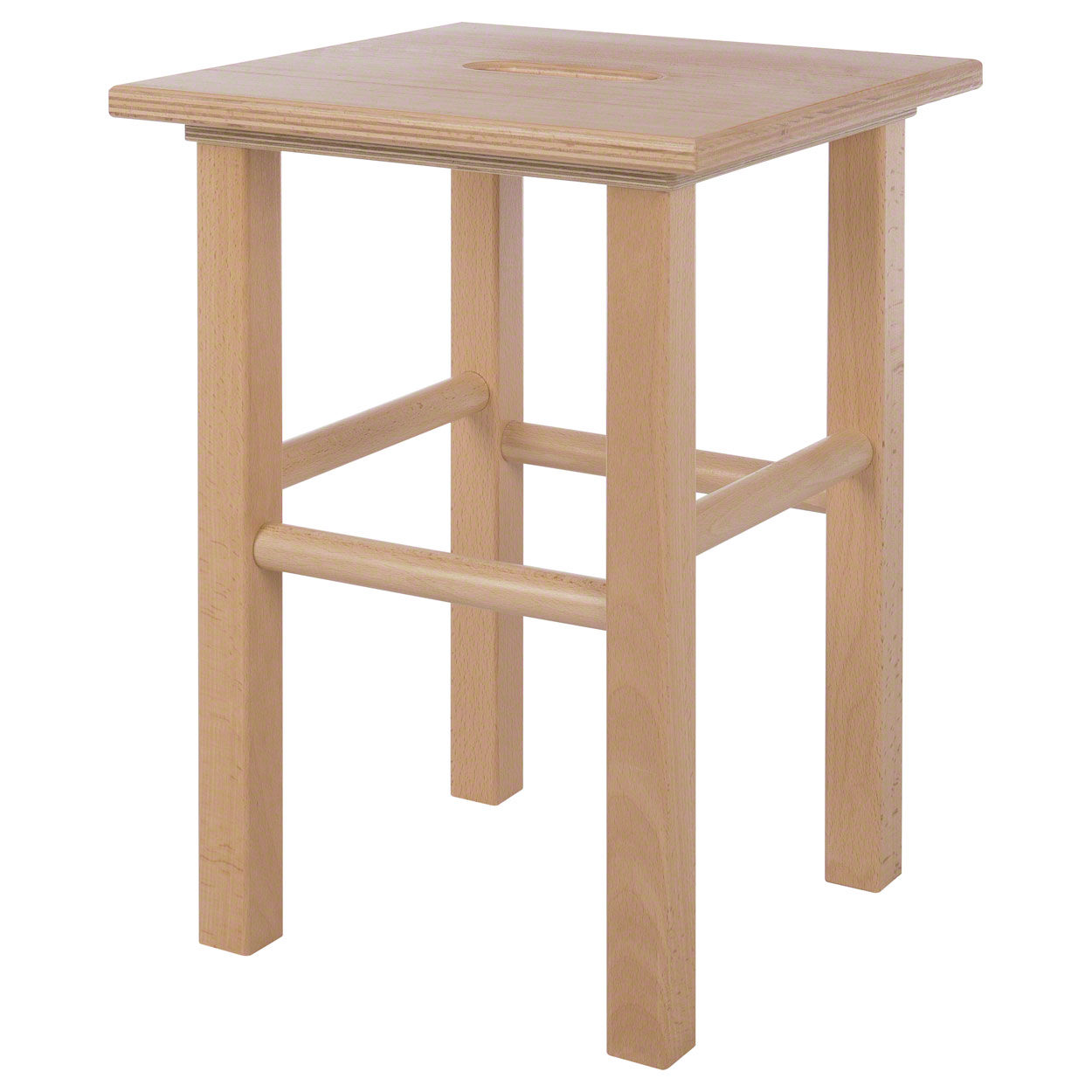 Holzhocker aus Hartzholz Sitzhocker Schemel Holzschemel
