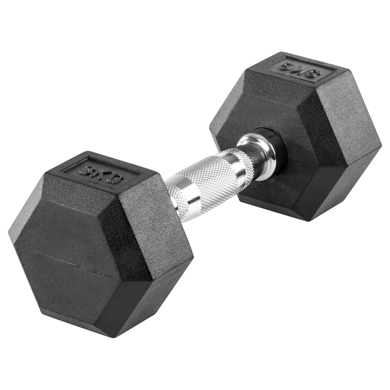 Hex Kompakthantel aus Gummi, 1 kg, Hexagon-Hantel - Bild 4 von 19