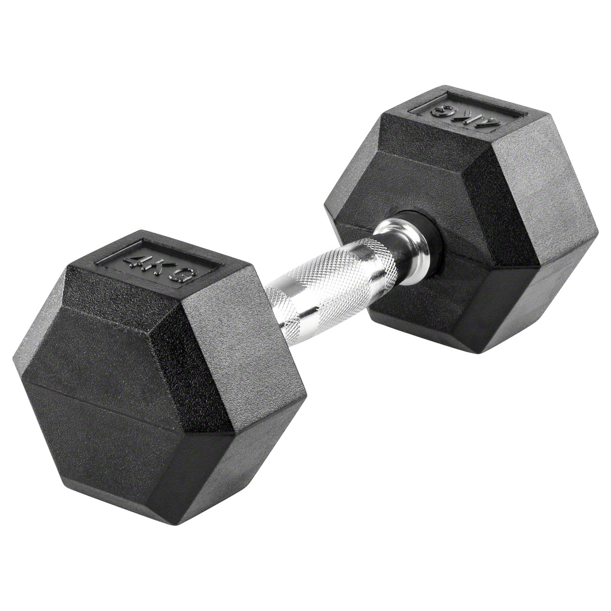 Hex Kompakthantel aus Gummi, 1 kg, Hexagon-Hantel - Bild 5 von 19