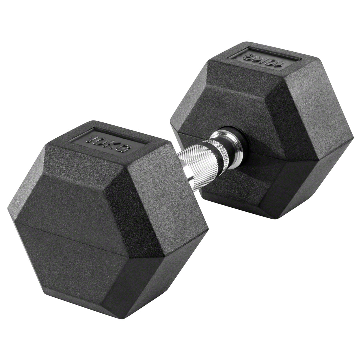 Hex Kompakthantel aus Gummi, 1 kg, Hexagon-Hantel - Bild 11 von 19