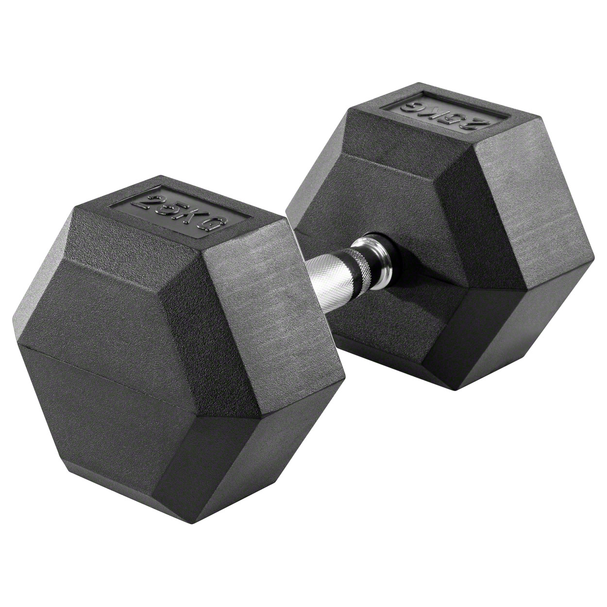 Hex Kompakthantel aus Gummi, 1 kg, Hexagon-Hantel - Bild 17 von 19