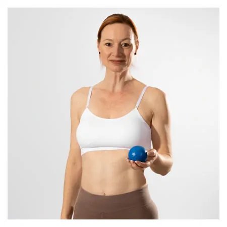 Schaumstoffball beschichtet,  7 cm, blau