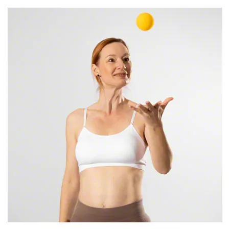 Schaumstoffball unbeschichtet,  7 cm, gelb