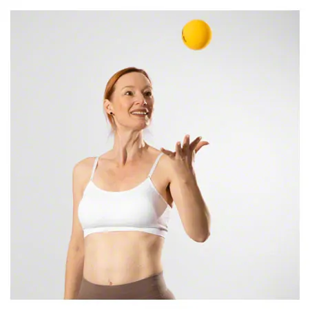 Schaumstoffball unbeschichtet,  9 cm, gelb