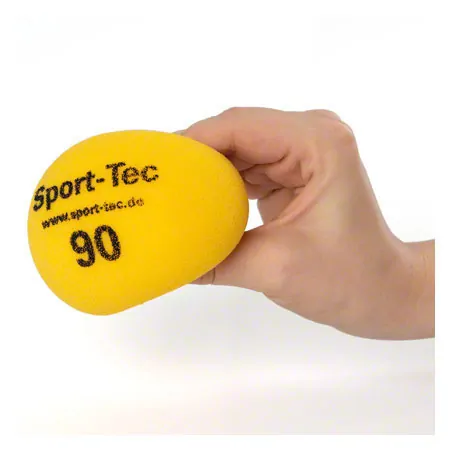 Schaumstoffball unbeschichtet,  9 cm, gelb