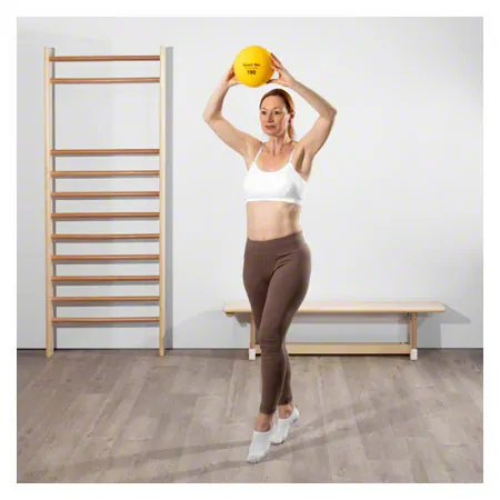 Schaumstoffball unbeschichtet,  19 cm, gelb
