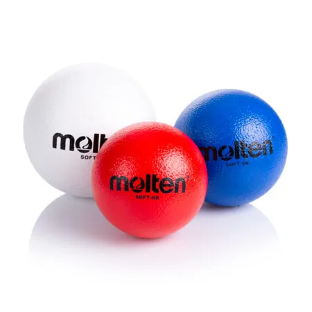 Molten Schaumstoffball Soft-SB, beschichtet,  18 cm, blau