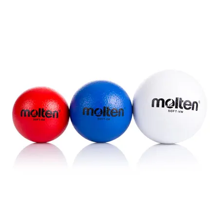 Molten Schaumstoffball Soft-SB, beschichtet,  18 cm, blau