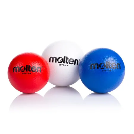 Molten Schaumstoffball Soft-SB, beschichtet,  18 cm, blau