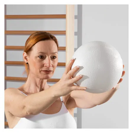 Molten Schaumstoffball Soft-VW beschichtet,  21 cm, wei