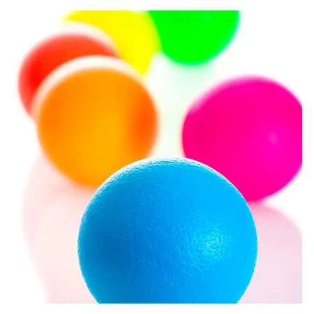 Schaumstoffball Dragonskin Neon, beschichtet, � 21 cm