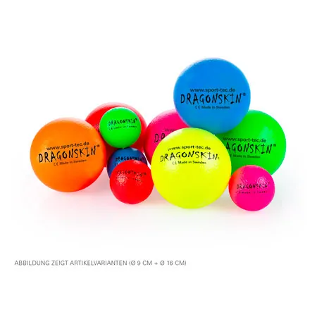 Schaumstoffball Dragonskin Neon, beschichtet, � 21 cm