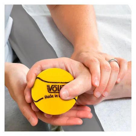 VOLLEY Schaumstoffball unbeschichtet,  9 cm, gelb