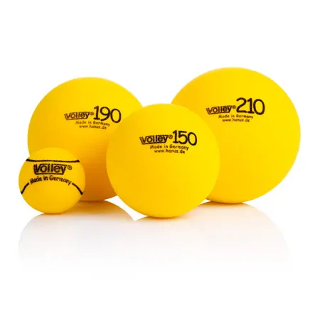 VOLLEY Schaumstoffball unbeschichtet,  9 cm, gelb