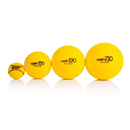 VOLLEY Schaumstoffball unbeschichtet,  9 cm, gelb