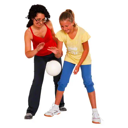 VOLLEY Schaumstoffball mit Elefantenhaut,  21 cm, wei