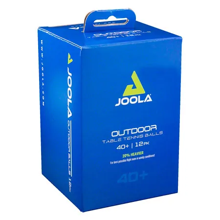 Joola Tischtennisblle Outdoor 40 +,12 Stck, wei