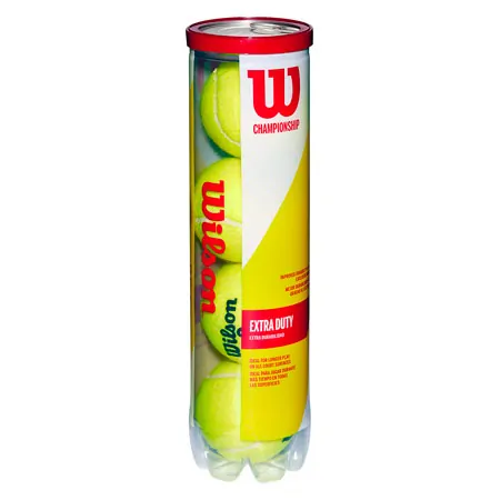 1x Wilson Tennisball CHAMPIONSHIP EXTRA DUTY , 4er-Dose