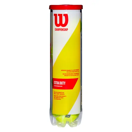 1x Wilson Tennisball CHAMPIONSHIP EXTRA DUTY , 4er-Dose