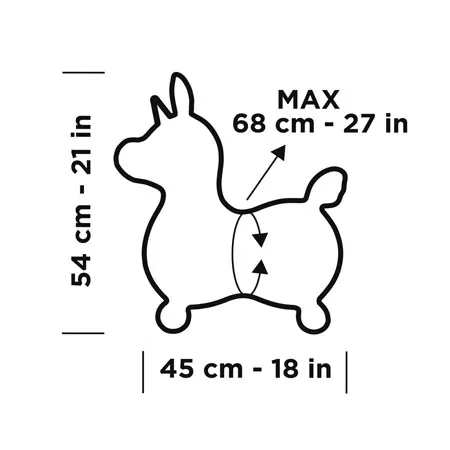 GYMNIC Hpftier Einhorn Rody Magical Unicorn