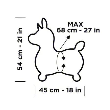 GYMNIC Hpftier Einhorn Rody Magical Unicorn