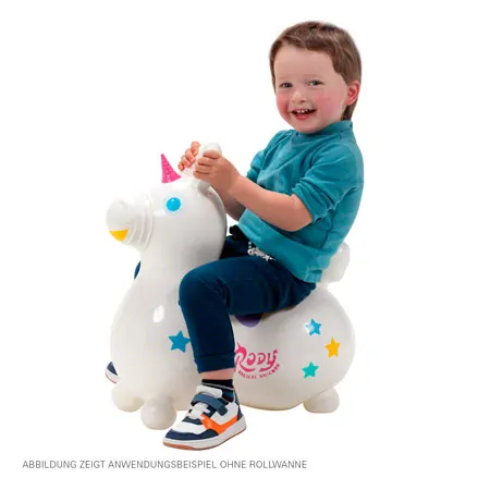 GYMNIC Hpftier Einhorn Rody Magical Unicorn mit Rollwanne