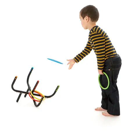Gonge Ring-Wurfspiel Ring Toss mit 5 Ringen