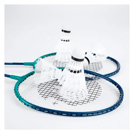 Badminton-Set Standard, 2 Schl�ger 66 cm + 6 Federb�lle