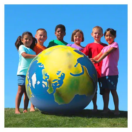 TOGU Erdball mit Schablonierung,  100 cm