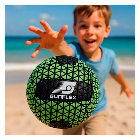SUNFLEX Beach- und Funball NeoGrip, Neongr�n, Gr��e 2