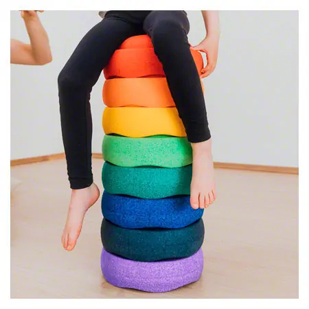 Stapelstein RAINBOW Set classic 8, 8 Stapelsteine, classic + add on
