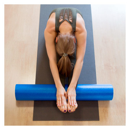softX Pilates-Rolle  14,5 cm x 90 cm blau