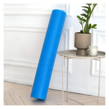 Yoga Rolle,  15 cm x 90 cm, blau