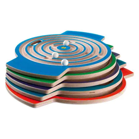 Trackboard Labyrinth mit 3 Kugeln