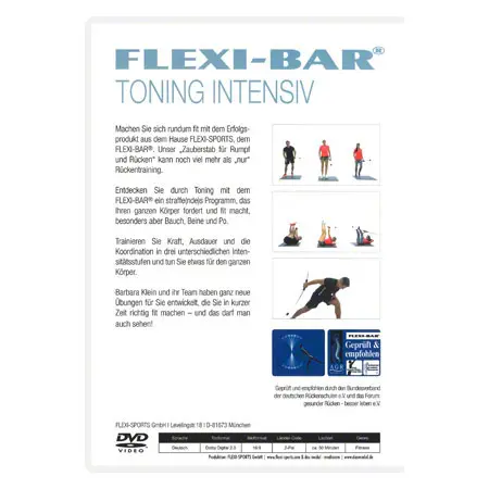 DVD Flexi-Bar Toning Intensiv, 50 Min.