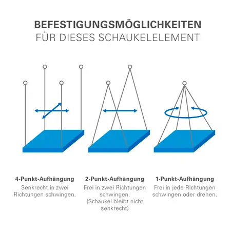 Pferdeschaukel, LxB 75x32 cm